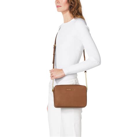 michael kors susannah large saffiano|Michael Kors large saffiano crossbody.